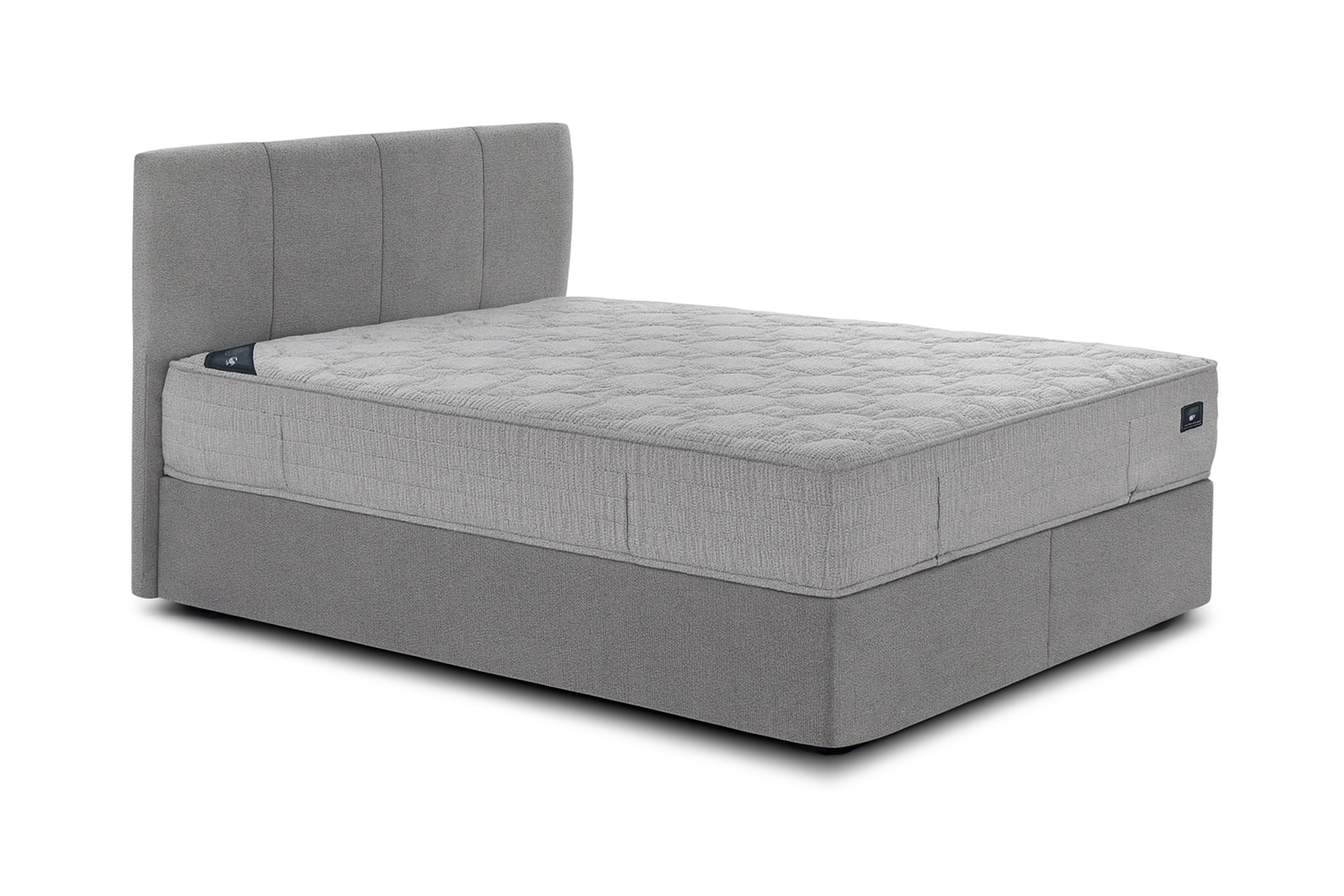 bed perla in color queens ash