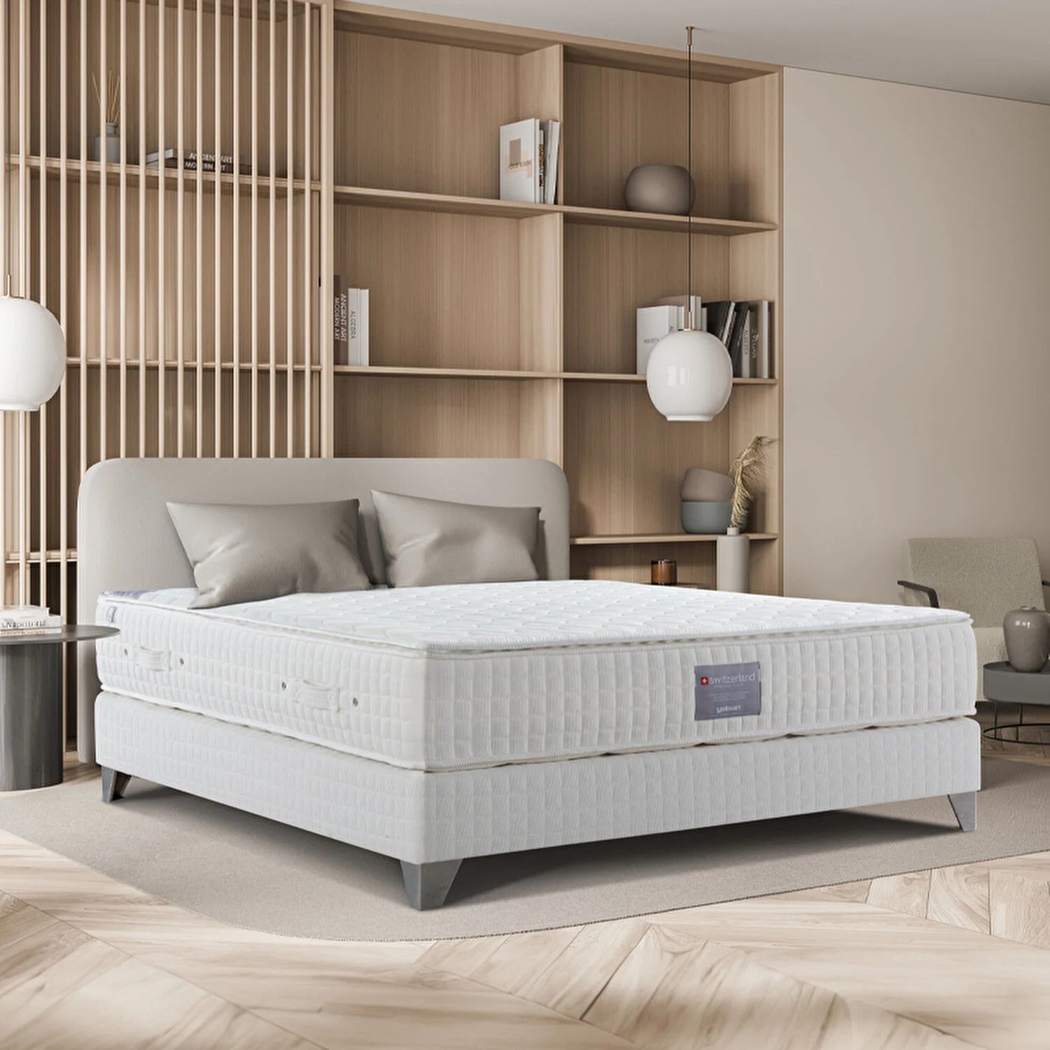 Снимка на хотелски матрак Yatsan Switzerland Premium Plus – луксозен модел с високо ниво на комфорт