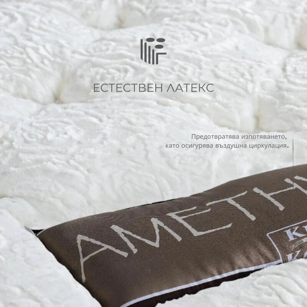 King Koil Amethyste – луксозен матрак с конски косъм – изглед на плата