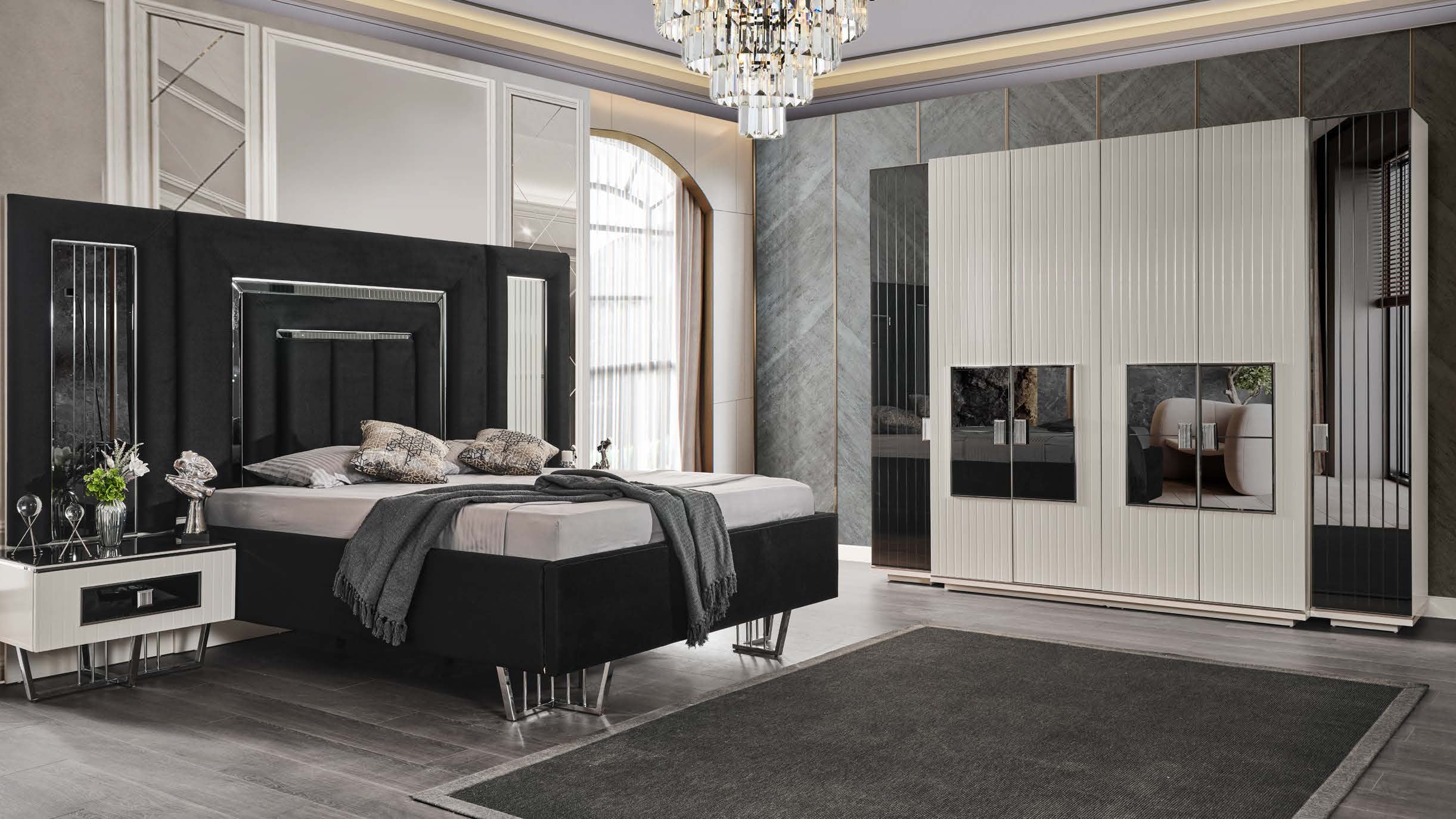 Photo of the bedroom set Premier