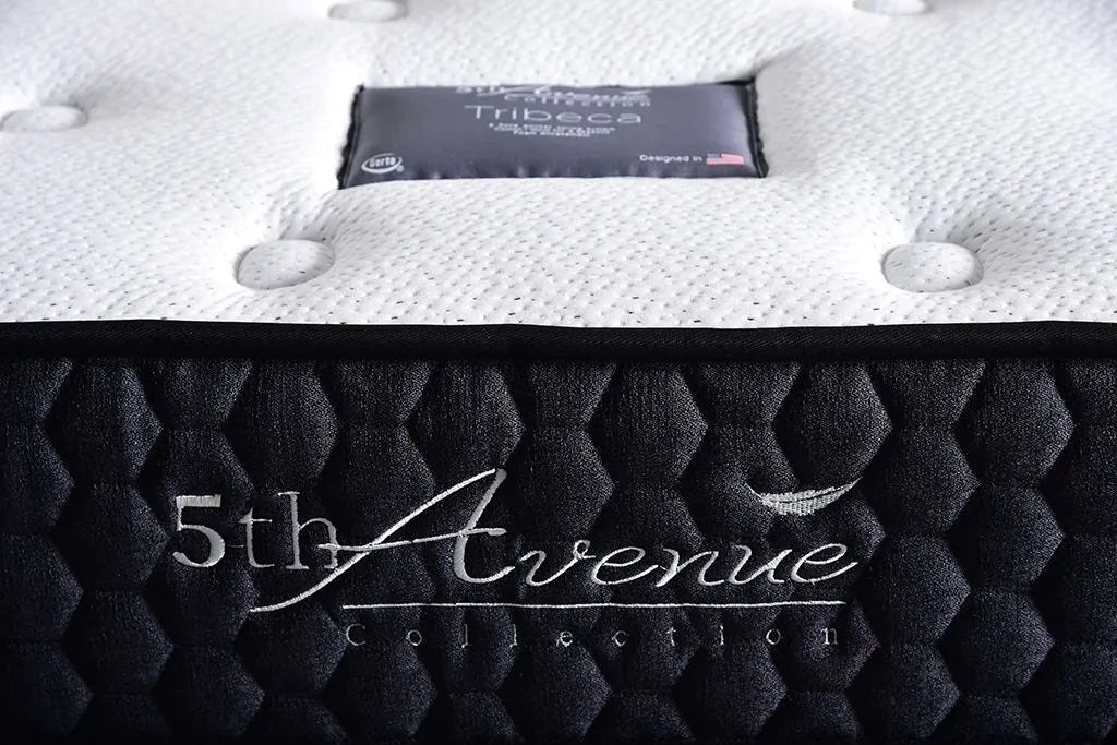 Serta Tribeca – комфортен матрак с поддържаща пружинна система - изглед върху етикета и колекцията